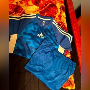 Boys Adidas Short Set